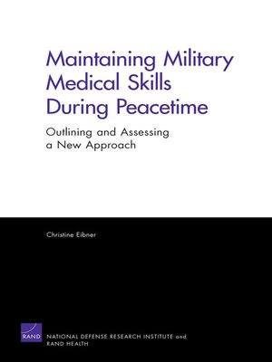 cover image of Maintaining Military Medical Skills During Peacetime